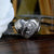 Silver Puffed-Heart Charm Bead with Footprint | Charm Bracelets | Sophia Alexander Fingerprint Jewellery | Handmade in Suffolk UK