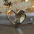 Engraved-Fingerprint Open Heart Necklace | Gold Necklaces | Sophia Alexander Fingerprint Jewellery | Handmade in Suffolk UK 