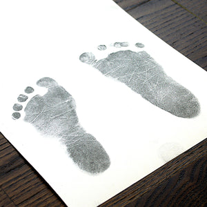 Baby Footprint Impressions - GIFT WRAPPED INKLESS HAND PRINT AND FOOTPRINT IMPRESSION KIT