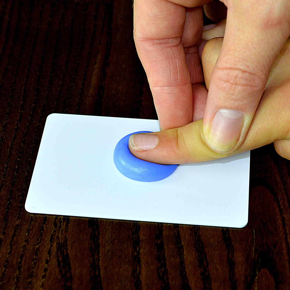Local memorial jewellery service.  Fingerprint taking.  Haverhill, Suffolk, UK.