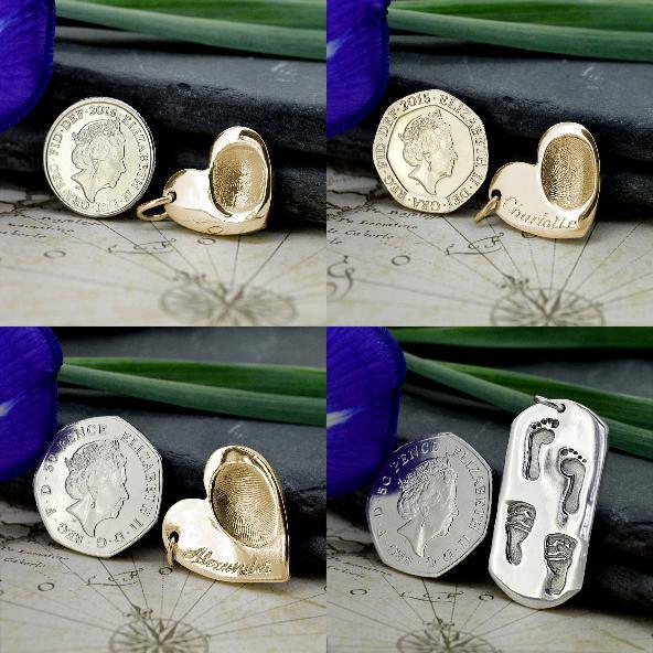 Silver deals fingerprint cufflinks