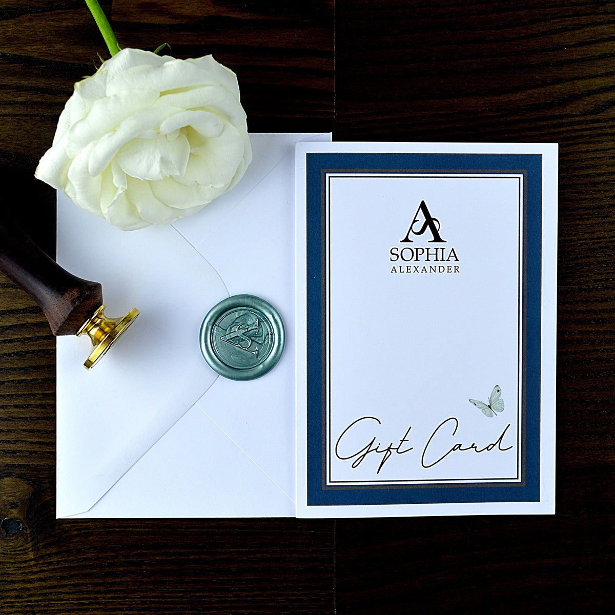 LUXURY GOLD FINGERPRINT JEWELLERY GIFT VOUCHERS - £5 GIFT CARD SOPHIA ALEXANDER UK